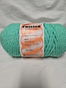 Cable macramé trenzado ACS de 6 mm 100 yardas verde claro - Imagen 1 de 5