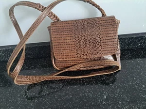 Liebeskind Damen kleine Handtasche Braun TOP Zustand Krokolook - Bild 1 von 14