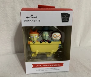 Hallmark Pesadilla antes de Navidad 2021 cerradura, choque y adorno de barril - Imagen 1 de 6