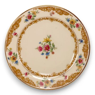 Plato de pan Baronet Rydal Eschenbach 6" adorno dorado Alemania vintage años 40 Foto 1 de 4