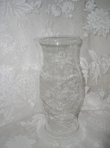 Williamsburg Stil Klarglas Hurrikan Kugel Schornstein 10-7/8" x 4-3/4" - Bild 1 von 3