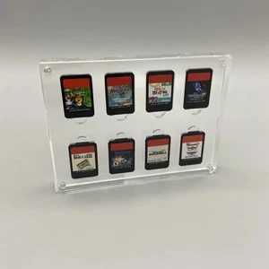 Acrylic Clear Magnetic Display Show Box For Nintendo Switch Game Collectors - Picture 1 of 5