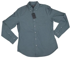 Bonobos Slim Fit Einfarbig Langarm Button Down Herren Hemd M Neu mit Etikett Grau - Bild 1 von 2