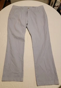 Vineyard Vines Mens Slim Fit Breaker Pants 40x32 Gray Cotton Twill - Picture 1 of 7