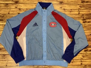 NHL adidas MONTREAL CANADIENS Hockey Reverse Retro Track Jacket Windbreaker MENS - Picture 1 of 15