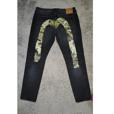 Брюки Evisu лот товаров логотип печать размер 38x34 - Изображение 1 из 4