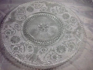 Sandwichglas 16 Zoll von Indiana Glas Vintage große Platte - Bild 1 von 6