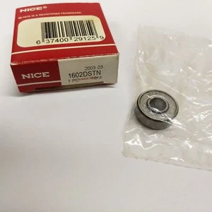 NICE RBC 1602 DSTN Roller Bearing Both Sides Steel Seal 1/4"x1 1/16"x7/32"-NOS - Picture 1 of 2