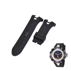 Correa de reloj Venom 12776 35 mm de goma negra para Invicta - Imagen 1 de 7