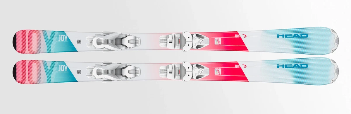 NEW HEAD JOY Skis 117cm Junior Girls + JRS 4.5 gw white adjustable