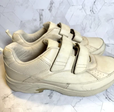 Zapatos ortopédicos para caminar Drew para hombre talla 13 4W beige Jimmy correa médica cómoda Foto 1 de 4