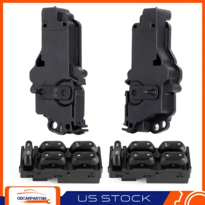 For 2002-2005 Ford F-350 Super Duty FL & FR Window Switch & Door Lock Actuators - Image 1 of 4