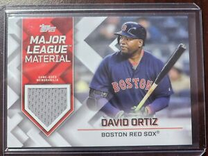 David Ortiz 2022 Topps Update Major League Material #MLM-DO Red Sox
