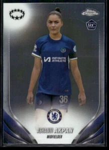 2023-24 Topps Chrome UEFA Women's Champions League #57 Ashanti Akpan - Picture 1 of 2