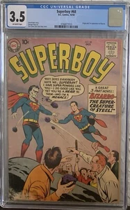 SUPERBOY #68 CGC 3.5 VG- 1958 1ST APPEARANCE OF BIZARRO DC COMICS - Picture 1 of 2