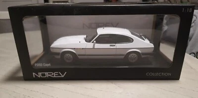 Norev 1982 Ford Capri 2.8 Injection in White Rare RHD  1/18 BNIB Rare - Image 1 of 4