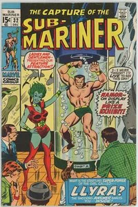 Sub-Mariner #32 (1968) - 5.5 FN - *1st Appearance Llyra* - Bild 1 von 2