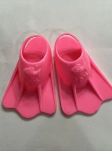Vintage Cabbage Patch Kids Doll Flippers Swim Pink - Picture 1 of 1