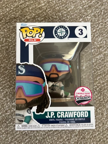 JP Crawford Seattle Mariners Funko Pop SGA 5/27/2023 T-Mobile Exclusive Cover