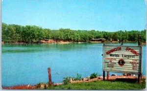 MAMMOTH SPRING Arkansas AR c1958 - Postal - Imagen 1 de 2
