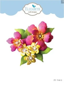 NEW ~ Elizabeth Craft Designs Die Set ~ Florals 16 ~ #1952 - Picture 1 of 5