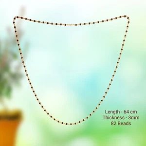 22k 916 Gold Tulsi Mala - Unique Handmade Indian Design - Perfect Anniversary - Picture 1 of 8