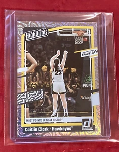 2024 Caitlin Clark PANINI /399 VORTEX "MOST POINTS-HISTORY" No H11 SHIPS 2-U NOW - Picture 1 of 12