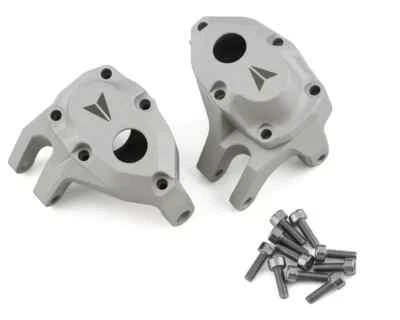 Vanquish Products F10 Portal Aluminum Front Knuckle Set Silver 2pc VPS08641 - Image 1 of 2