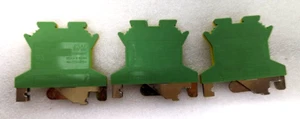 3 Pcs NEW PHOENIX CONTACT IEC 947-7-2 GROUNDING TERMINAL BLOCK - Picture 1 of 4