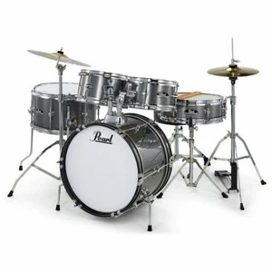 Pearl Drums batteria acustica RSJ465C/C708 Roadshow Junior Grindstone Sparkle - Foto 1 di 12