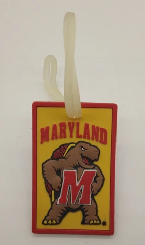 VTG Maryland Terrapins Terps Soft Luggage Bag Name ID Tag Traveling College Park Cover