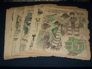 1907 THE BOSTON HERALD DOMINGO REVISTA MUJER SECCIONES LOTE DE 8 - HASTA 95 - Imagen 1 de 8