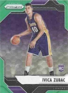 2016-17 PANINI PRIZM IVICA ZUBAC GREEN PRIZMS ROOKIE #136 RC CLIPPERS PLAYOFFS - Picture 1 of 1