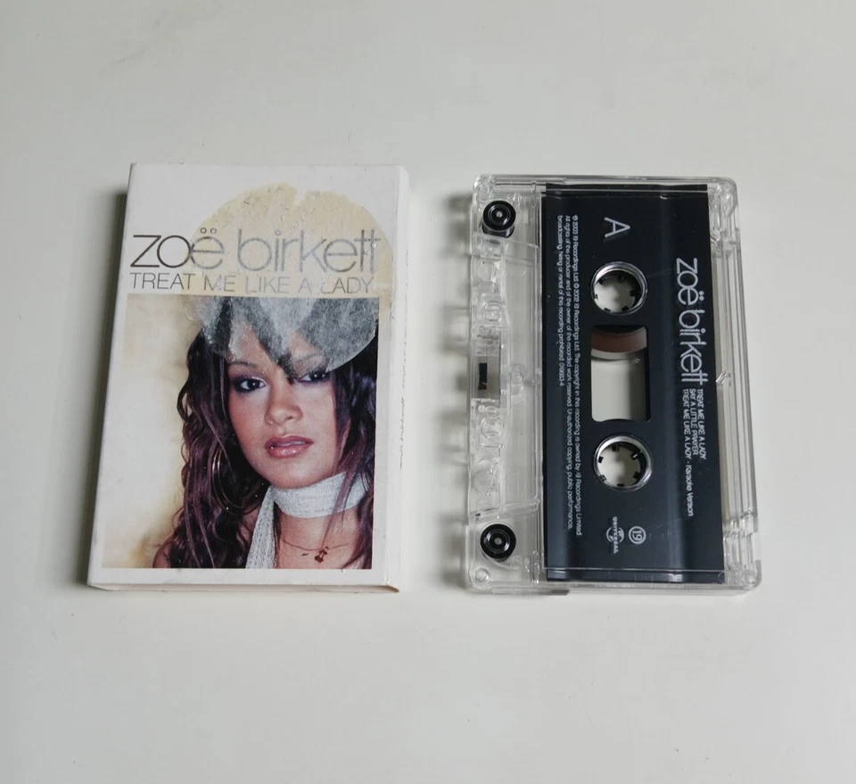 ZOE BIRKETT TREAT ME LIKE A LADY CASSETTE TAPE SINGLE UNIVERSAL UK 2003 - Image 1 of 1