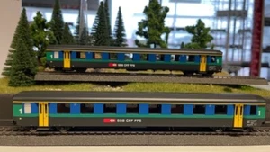 Piko 96797AC SBB Coche de pasajeros Set EW I 1.Kl."Loro" 2 piezas Ep.5 #NUEVO en embalaje original - Imagen 1 de 1