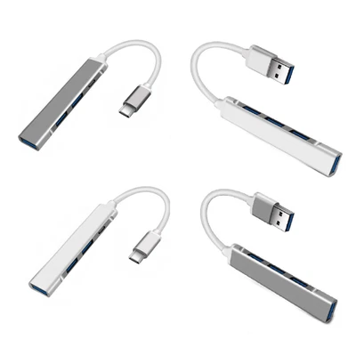 Type C 3.1 to 4 Port USB C HUB USB 3.0 Multi Splitter Adapter OTG For Computer - Image 1 of 4