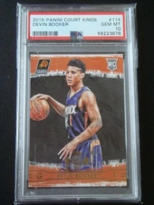 2015-16 Panini Court Kings Devin Booker RC #114 PSA 10 POP 11 SUNS Champion !! - Picture 1 of 2