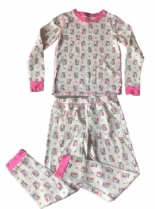 Cuddl Duds Youth Kids Girl Thermal Long Sleeve Shirt Pants Set Size L Large VGC - Picture 1 of 11