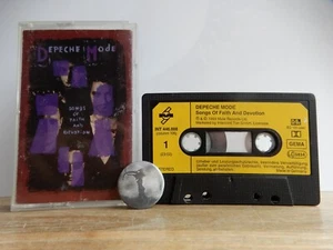 DEPECHE MODE SONGS OF FAITH & DEVOTION MUSIK KASSETTE MC TAPE CrO² MUTE + 1 PIN - Picture 1 of 4