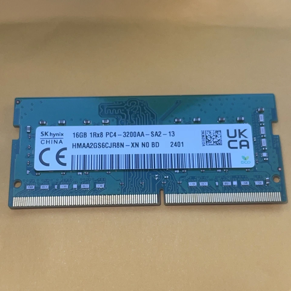 Skhynix 16GB PC4 3200 DDR4 3200AA MHz PC4 1.2V Laptop Ram Memory - Image 1 of 1