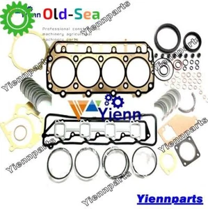 New 4TNV98C-XBV Overhaul Re-Ring Kit For Yanmar D30D-5 Forklift DX55W Excavator - Picture 1 of 4