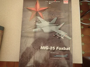 Hobbymaster HA5607 1:72 Mig-25 Foxbat Blue 75 Soviet Air Force Factory Sealed - Picture 1 of 8