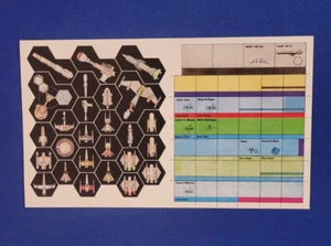 I.C.E. SpaceMaster Chit Sheet (ungelocht) - Bild 1 von 2