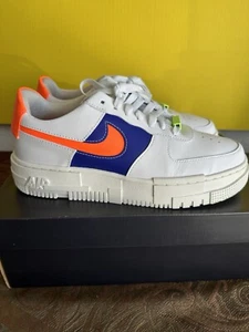 Nike Air Force 1 Pixel Summit White Hyper Crimson DM8340-100 Women's 9.5 Men's 8 - Picture 1 of 9