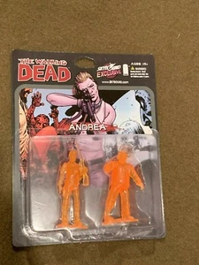 Minifiguras de cómics con imagen exclusiva de The Walking Dead SkyBound Andrea Orange NUEVAS - Imagen 1 de 3