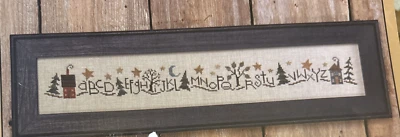 Vtg Rare Bent Creek NEIGHBORHOOD ROW Cross Stitch pattern 2004 Bk BC 1096 - Image 1 of 3