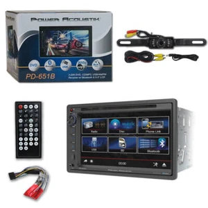 Power Acoustik PD-651B Double DIN Bluetooth In-Dash DVD/CD/AM/FM Car Stereo w/ 6 - Picture 1 of 6