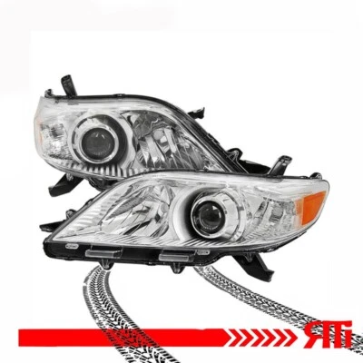 For 11-2020 Toyota Sienna Chrome Projector Halogen Headlights Replacement Lamps - Image 1 of 4