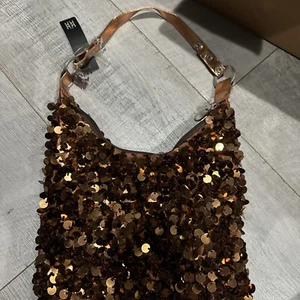Borsa Cooper rotonda con paillettes - usata in ottime condizioni - Foto 1 di 3