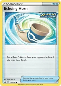 Echoing Horn - 136/198 - Uncommon x1 - NM-Mint - SWSH Chilling Reign - Picture 1 of 1